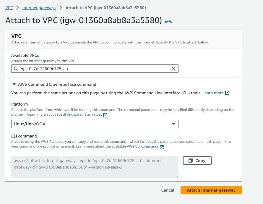Create VPC